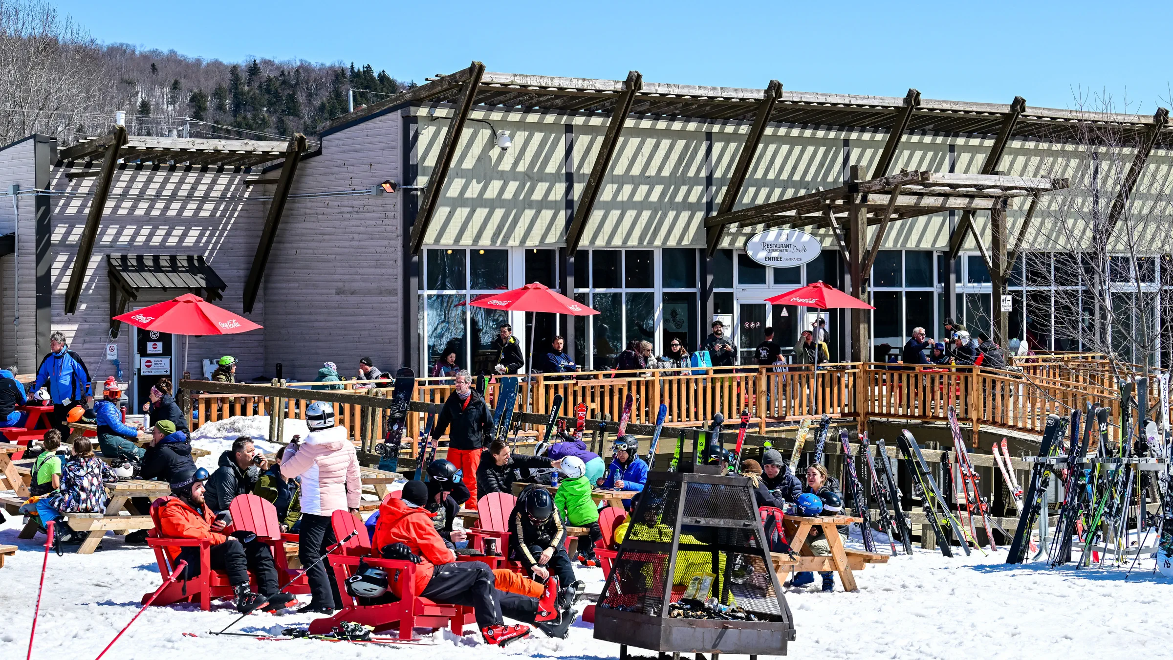 La Fourchette du Diable - terrasse
