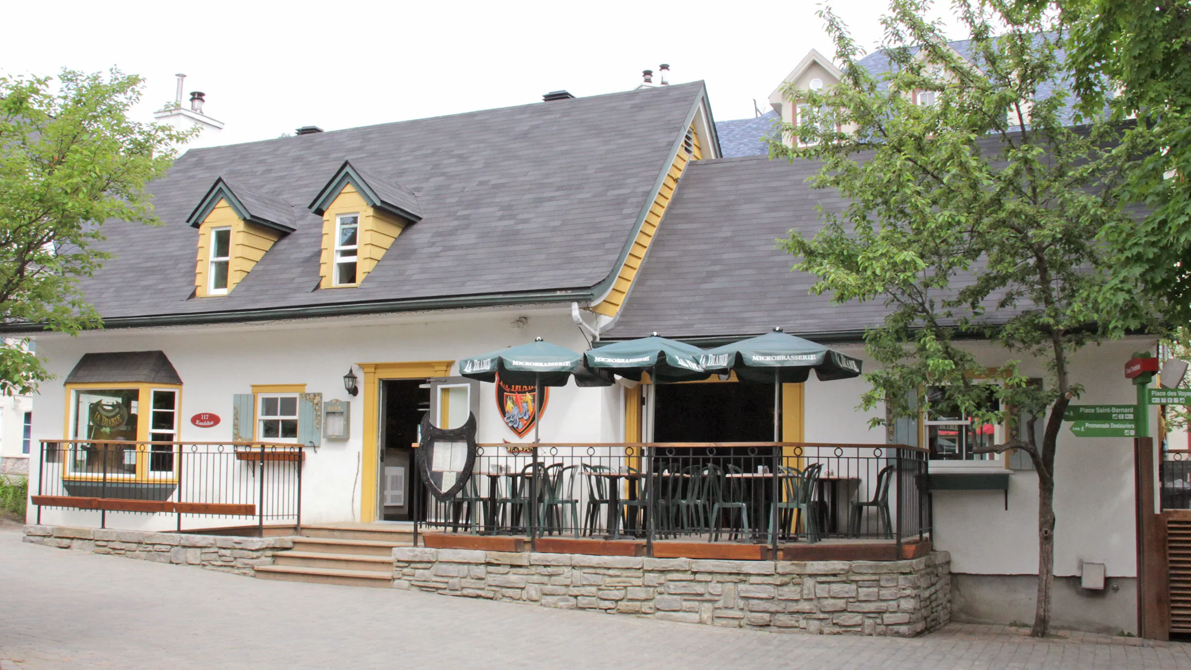 Microbrasserie La Diable - terrasse